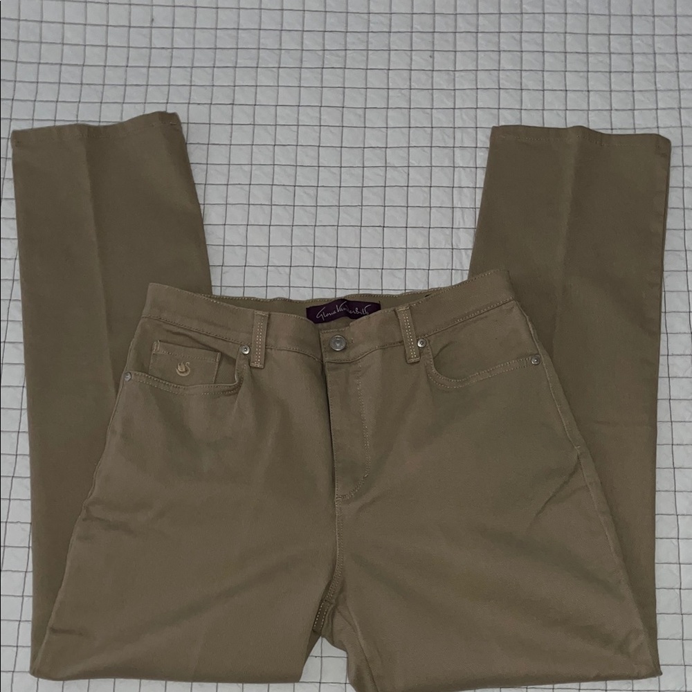 Gloria Vanderbilt Tan Trousers